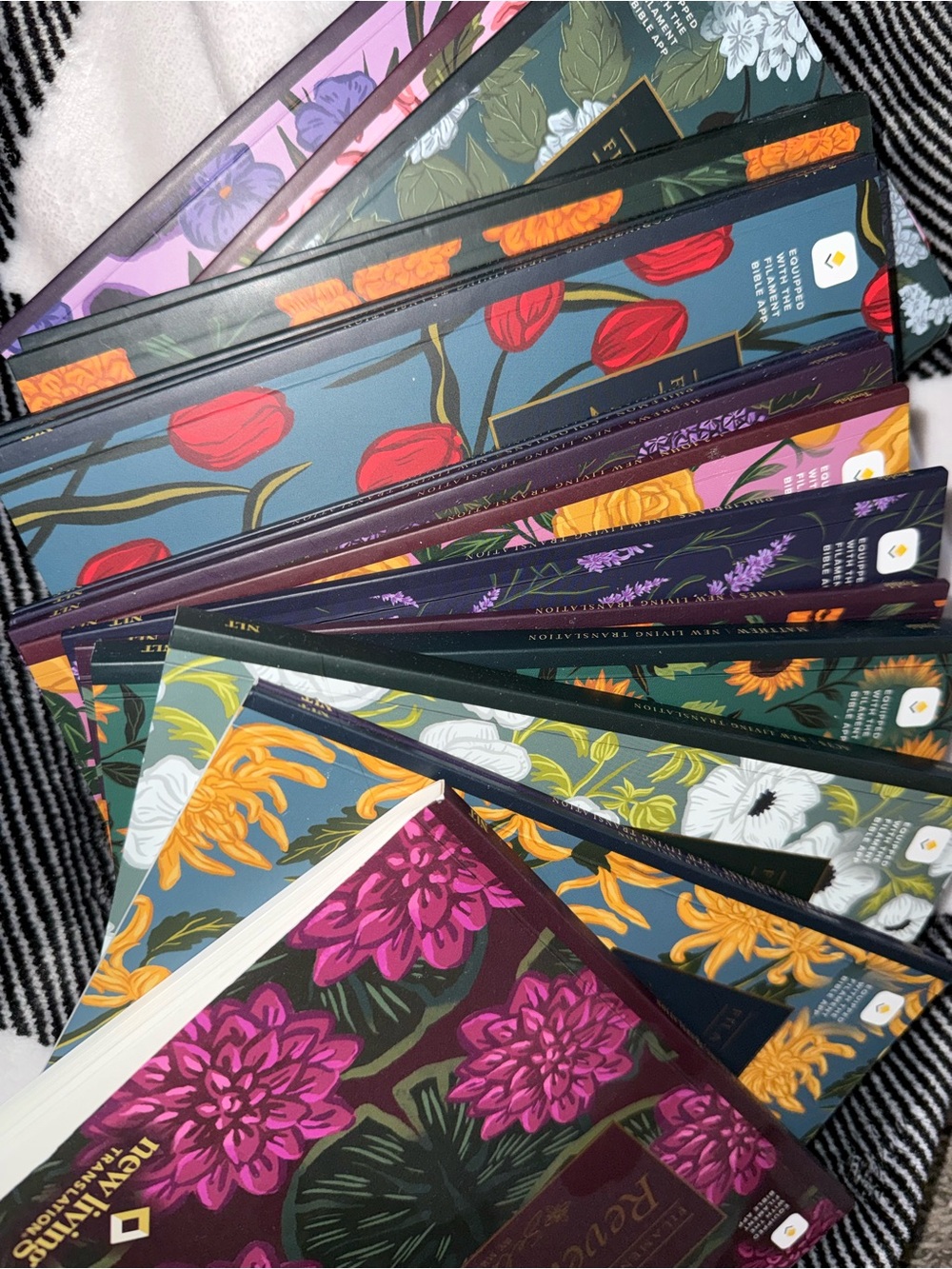 Floral Paperback Bible Journal Bundle - Assorted Botanical Covers